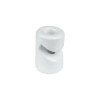 Uchwyt kabla ceramiczny 20×30 mm natynkowy biały - Ceramic Loft