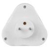 Rozgałęźnik sieciowy 230V, 3 gniazda, 10A, biały, EMOS P0026