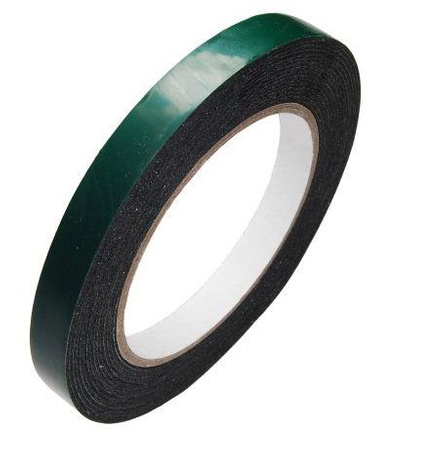 Taśma klejąca dwustronna 5m/15mm/1mm czarna