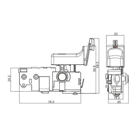 Wyłącznik do młotowiertarek Bosch GBH2-26