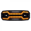 Lampa obrysowa LED X-SPIDER NEXO boczna pomarańczowa z kierunkowskazem, 12/24 V, ze wspornikiem - L1323