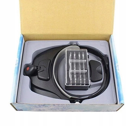 Lupa nagłowna LED MG81001-F, 1LED, 4 szkła powiększające