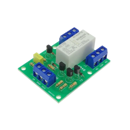 Energooszczędny przekaźnik bistabilny DPDT 12V sterowany TTL - zlutowany KIT AVT 6048