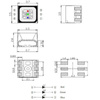 Dioda LED RGB SMD 3537 PLCC-2-6 800/1500/500 mcd, kąt 120° do układów elektronicznych