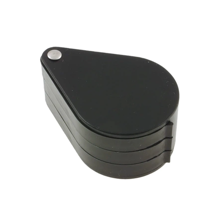 Lupa kieszonkowa, składana, 5 dioptrii, fi 30mm, 3 soczewki