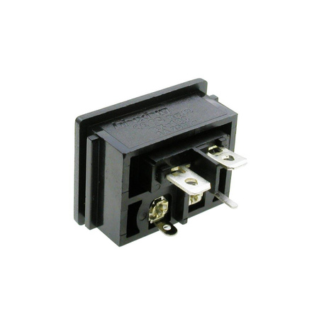 Gniazdo zasilania AC, ósemka, na panel, z wyłącznikiem 9099