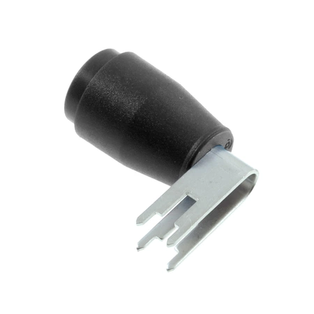 Gniazdo bezpieczne 4mm lutowane do PCB 25A czarne