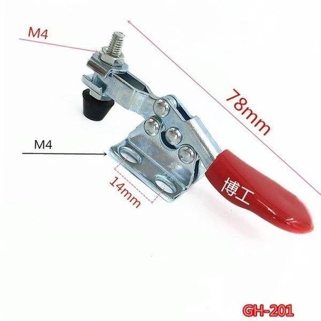 Ścisk szybkomocujący GH-201 - 27kg - U-BAR - do prac serwisowych, warsztatu