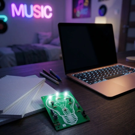 Zmierzchowa lampka LED. Zestaw DIY do nauki lutowania AVT EDU622