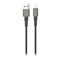 Kabel USB-A do Lightning Miccell VQ-D34 Premium 3A 1,2 m czarny