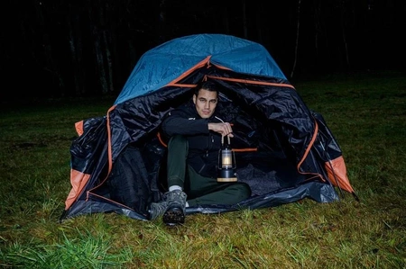 Lampa kempingowa LED, na taras, na balkon. Zapasowe źródło światła 350lm, USB, IP44, Brennenstuhl CAL 1