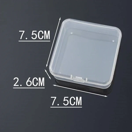 Organizer 7x7x2.6cm, zamykany pojemniczek OR212