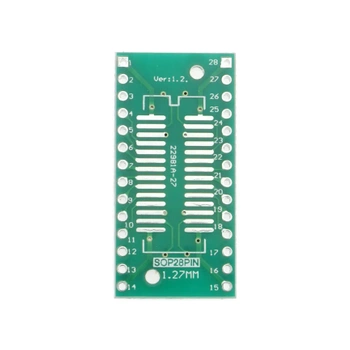 Adapter płytkowy SOP28 / SSOP28 na DIP28 do prototypowania układów SMD, PU04