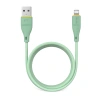 Kabel USB-A - Lightning, 2,4 A, 1 m, zielony, Miccell, MIC-004033