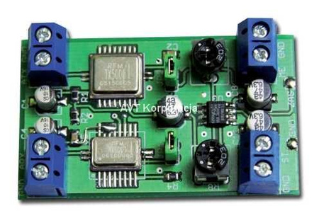 Prosty interkom radiowy - PCB do projektu AVT 5213
