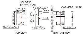 Dioda LED SMD 0805 biała