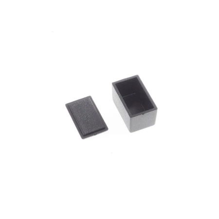 Obudowa uniwersalna KM-03, 26 × 16 × 17 mm, ABS, czarna, z panelami bocznymi, Maszczyk