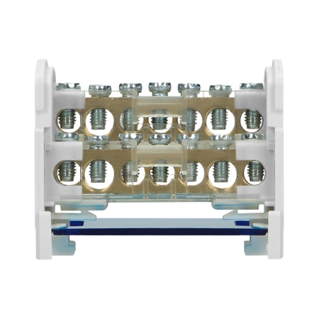Blok rozdzielczy 2-rzędowy, 7 przewodów, ORNO 8201