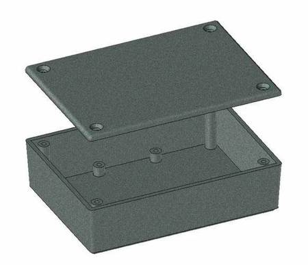 Obudowa uniwersalna Z73, 79,2 × 109,2 × 31,9 mm, ABS, czarna, Kradex