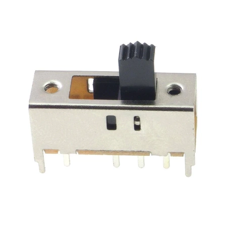 Przełącznik suwakowy SS23H02G7 podwójny, 3 pozycyjny do druku