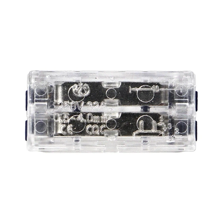 Złączka instalacyjna przelotowa 2 tory, 0.75-4.0mm2, 32A, OR-WE-SZ-8021/2