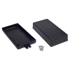 Obudowa uniwersalna Z52U, 74 × 145 × 40 mm, ABS, czarna, z panelami bocznymi, z uchwytem montażowym, Kradex