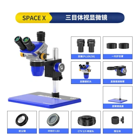 Mikroskop trzy-okularowy stereo SUPER X PRO-B11 Mechanic