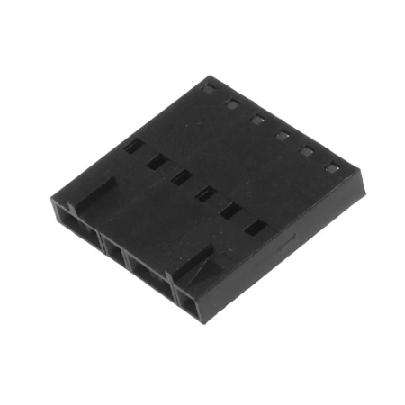 Wtyk żeński NCDG, przewód-płytka, 6 pin, bez styków, 2.54mm