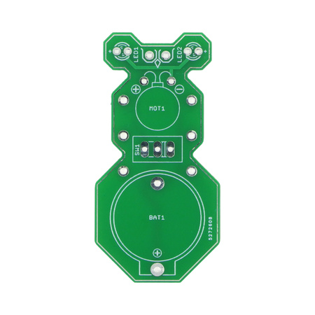 ROBO-BUG DIY - Zielony wędrujący robaczek LED do zlutowania