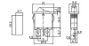 Włącznik ON-OFF MRS101-5C-3B, klawisz czerwony