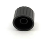 Gałka ze wskaźnikiem do potencjometru na oś 6mm - 20x15mm - czarna