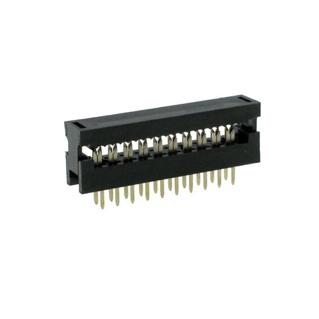 Przejście IDC taśma-PCB 20 styków, raster przewodów 1,27 mm, do wlutowania, Z-LPV20