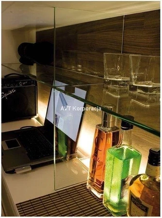 Profil 45-ALU, aluminium, osłonka przezroczysta, 1m