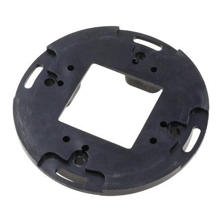 Ramka ceramiczna pojedyncza czarna do włączników i gniazd natynkowych Ceramic Loft