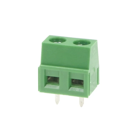 Złącze śrubowe do druku, 2 pola, raster 5,08mm, wysokość 10mm, 300V / 12A, 1,5mm², PA66, Degson DG127