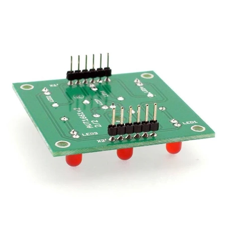 Elektroniczna kostka do gry LED - zlutowany KIT AVT 1661