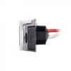 Lampa obrysowa LED biała 6 diod 12/24 V, 96 × 20 mm, montaż poziomy i pionowy - L2254-B