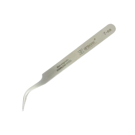 Pęseta antymagnetyczna ostra odgięta 7-SA