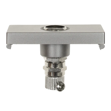 Moduł 1/2 - gniazdo antenowe TV - szary - kompatybilny z ramkami Tawoia Glass