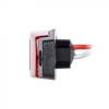 Lampa obrysowa LED czerwona 6 diod 12/24 V, 96 × 20 mm, montaż poziomy i pionowy - L2255-B