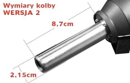 Grzałka do KD862 (WEP8858 18mm), gorące powietrze, do kolby 8.7cm