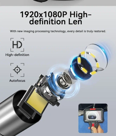 Przemysłowy endoskop ręczny HD IP67 kamera 6,2mm Noyafa NF-T20
