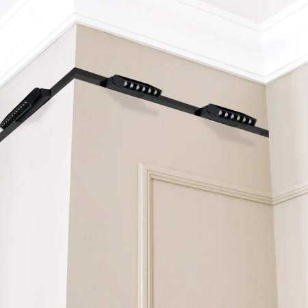 Reflektor szynowy magnetyczny liniowy regulowany 6W 480lm 4000K czarny M-LINE