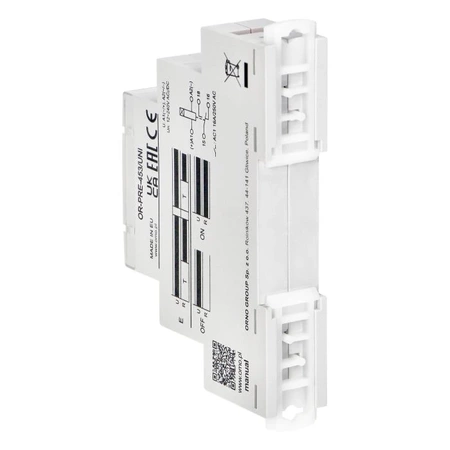 Przekaźnik czasowy - opóźnione załączenie 12-240VAC/DC 16A, ORNO OR-PRE-453