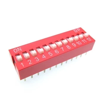 Przełącznik DIP-SWITCH 12-sekcyjny ON-OFF do konfiguracji PCB