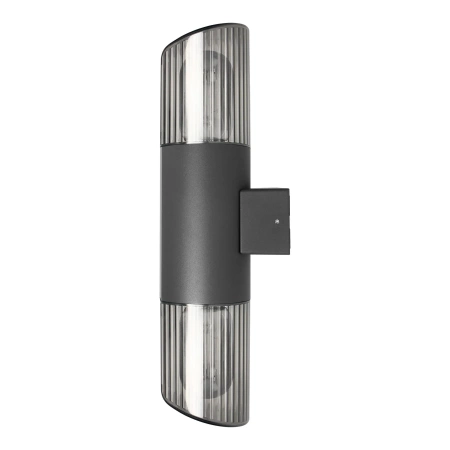 Kinkiet ścienny, oprawa elewacyjna ogrodowa PEONIA podwójna, 2x gniazdo E27, IP54, OR-OP-6580BE