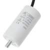Kondensator rozruchowy do silnika 10uF 450VAC, przewody 15cm, 35x70mm