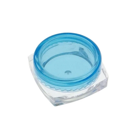 Pojemniczek kwadratowy 3ml - Pudełeczko plastikowe - organizer zakręcany