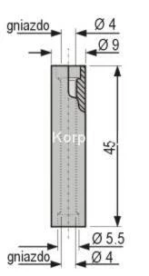 Sprzęgło przewodów pomiarowych, izolowane 2x gniazdo 4mm, czarne