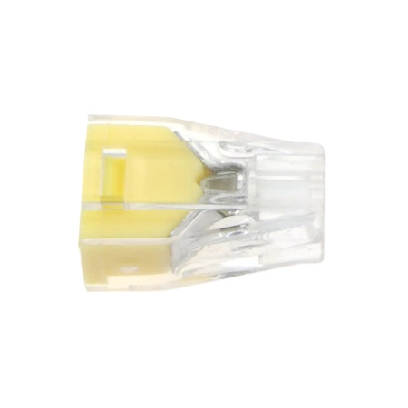 Złącze zatrzaskowe 2 pola, szybkozłącze instalacyjne 2.5mm2 400V, raster 5.6mm